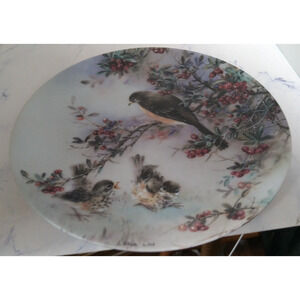 Nature's Poetry Series Plate #8 Delicate Accord By Lena Liu(1991 Bradex)